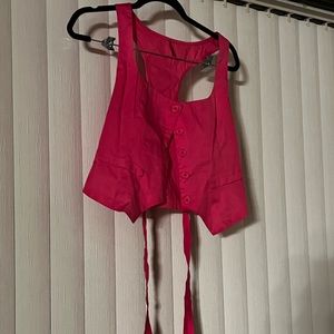 Pink vest